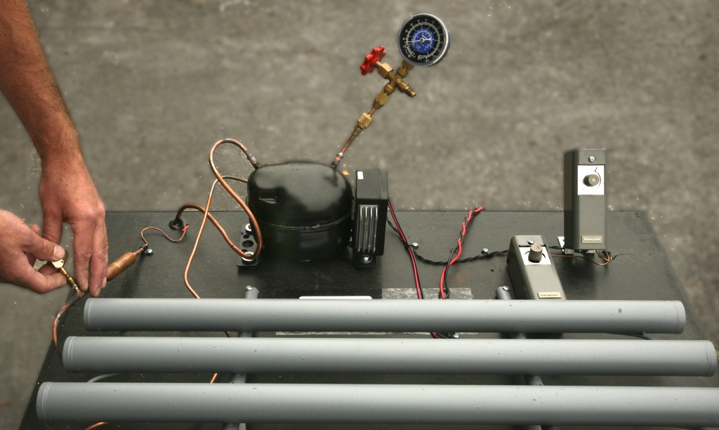 Removing Air From Refrigerator Cooling System Without Vacuum Pump | Sun  Frost Blog